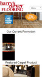 Mobile Screenshot of harryscornerflooring.com